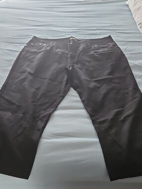 Woman Within Black Petite Straight-Leg Pants